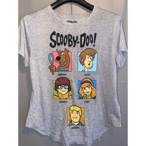 Scooby Doo & The Gang Womens Gray T-Shirt Short Sleeve Size XL